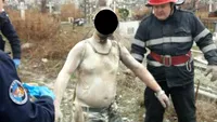 Un brăilean şi-a dat foc în cimitir după ce s-a certat cu nevasta şi a bătut-o cu ciocanul