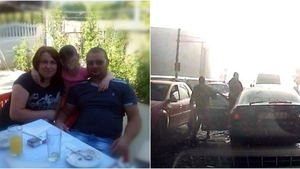 Nervii în trafic i-au adus moartea! Bărbatul a depășit coloana de mașini, după ce s-a certat cu un alt șofer! Mașina în care se aflau el și soția lui a fost spulberată de tren VIDEO