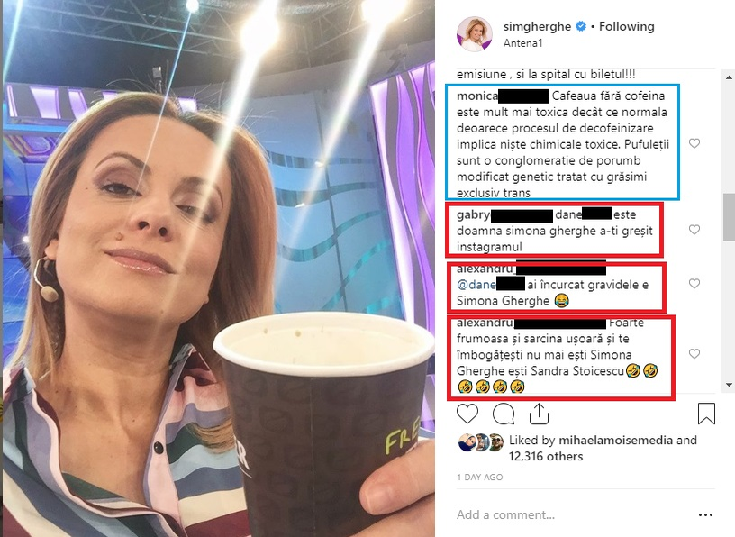 Fabulos! Cum a reacționat Simona Gherghe când a fost confundată cu Alessandra Stoicescu