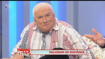 Excentricul milionar Cornel Tăbăcaru, declaraţii spectaculoase la Happy Hour: Eu sunt băiat de la ţară, de asta nu sunt educat