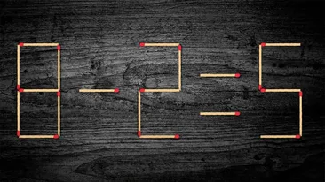 Test de inteligență | 8 - 2 = 5 este greșit. Corectați egalitatea, mutând un singur chibrit