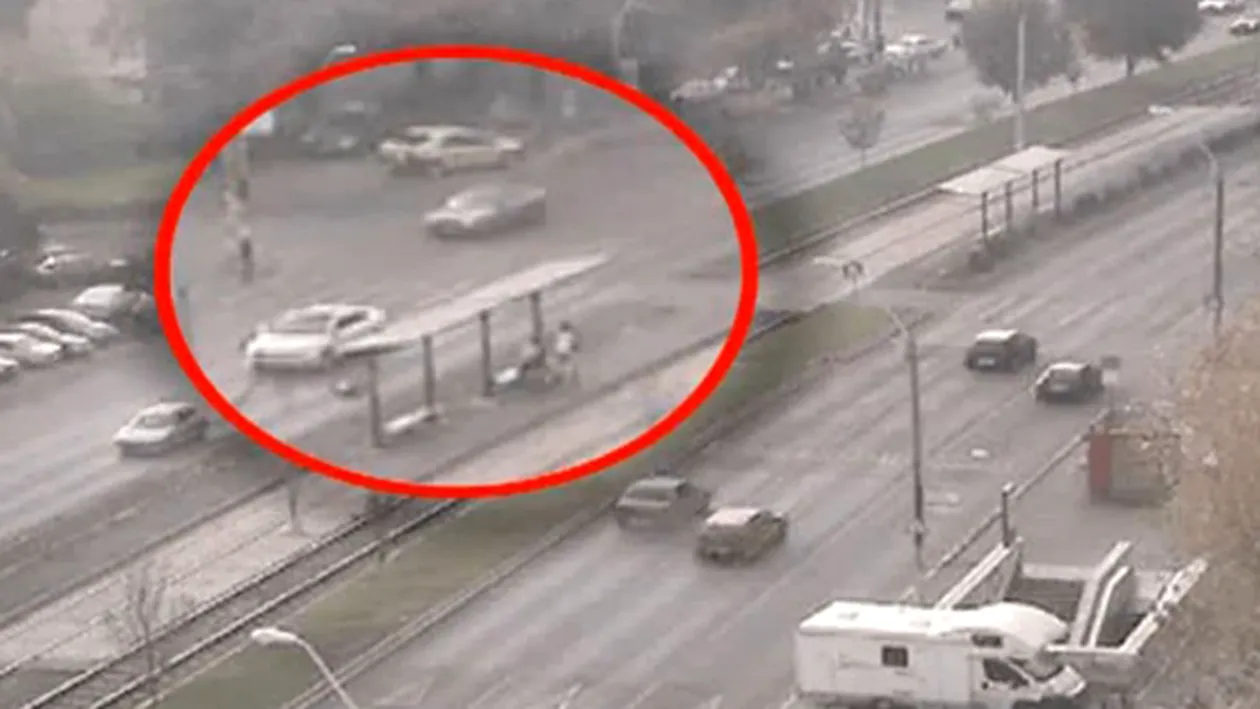 IMAGINI SOCANTE! Momentul in care tanara de 19 ani a fost accidentata de un secretar al Ambasadei Rusiei, pe trecerea de pietoni!