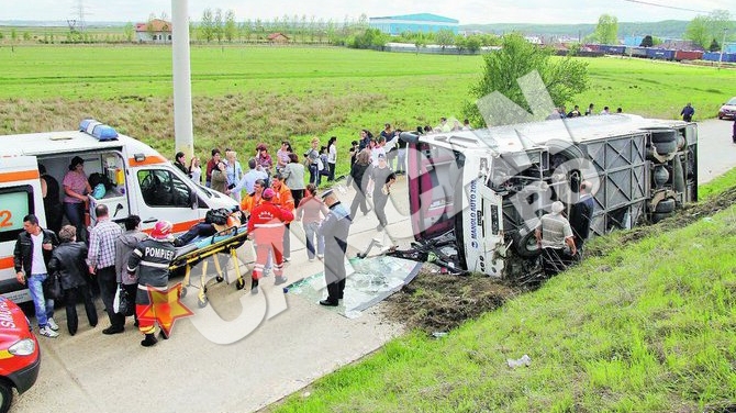 41 de raniti si 5 morti in 3 accidente groaznice produse la Arges, Tulcea si Braila! Ziua dezastrelor in Romania