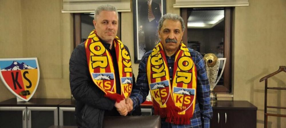 Marius Șumudică a antrenat un sezon la Kayserispor