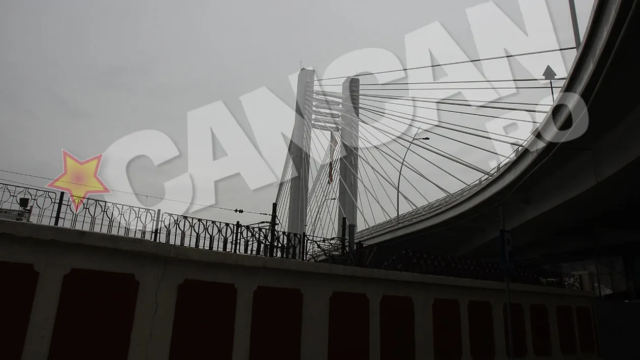 Scene socante in Bucuresti! Un barbat a incercat sa se sinucida si s-a aruncat de pe podul Basarab!