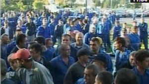 Nu se mai termina! Angajatii Oltchim, in cea de-a treia zi de proteste!