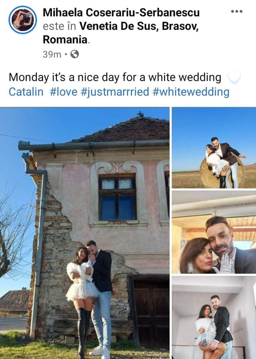 Ex-soția lui Mădălin Ionescu, mai fericită ca niciodată! Mihaela Coșerariu s-a căsătorit cu Cătălin Șerbănescu