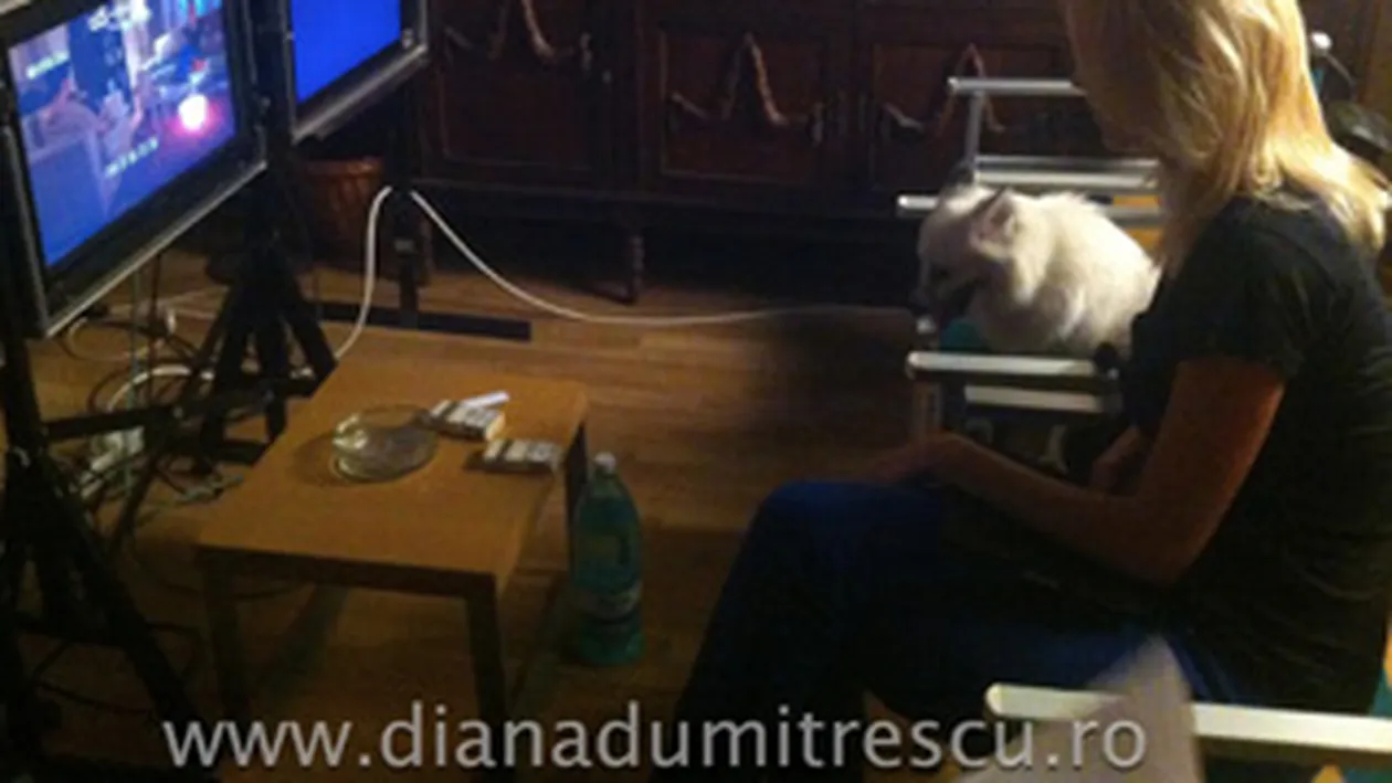 Diana Dumitrescu joaca alaturi de catelusa ei, Abi, in Pariu cu viata: Nu credeam ca se va descurca atat de bine!