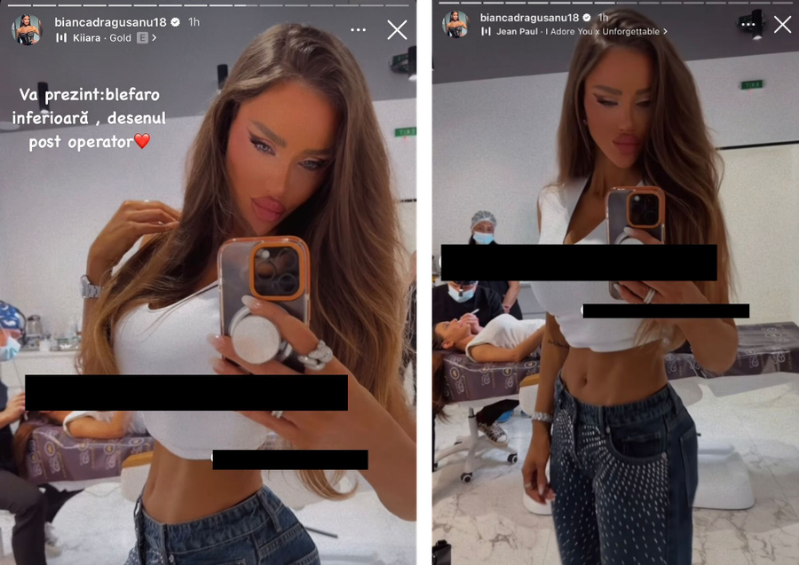 Postarea făcută de Bianca Drăgușanu. Sursă foto: Instagram