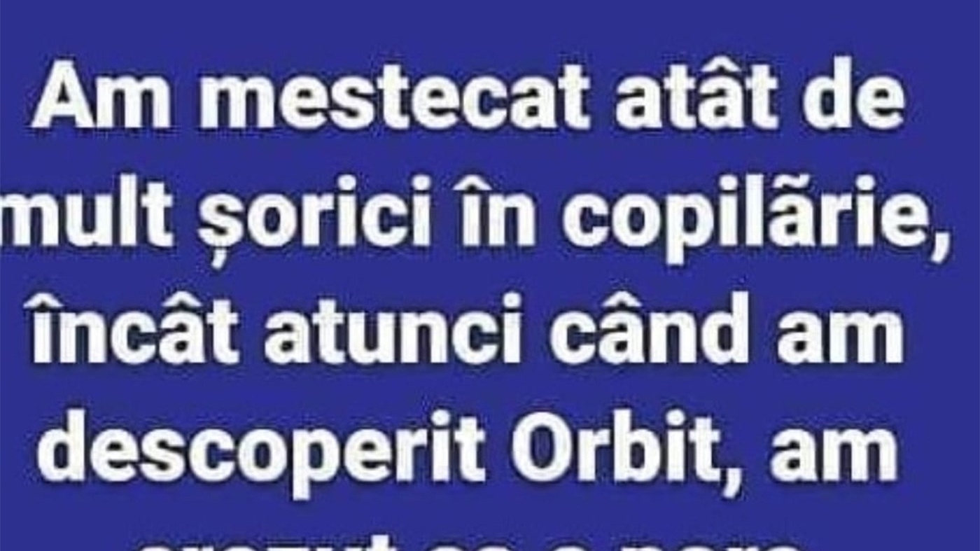 Bancul sfârșitului de săptămână | Șoriciul și guma Orbit