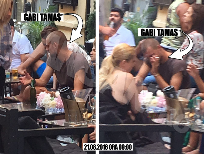 Gabi Tamaş i-a spart telefonul unui străin care îl filma în luna august