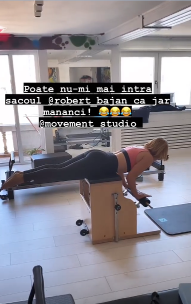Uite ce face Andreea Esca la sală: ”Poate nu-mi mai intră sacoul, că jar mănânci!”