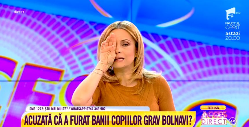 Simona Gherghe, strigăt de ajutor în direct: ”Chemați poliția! Să nu plece din sediu”