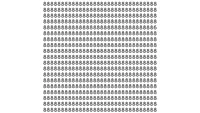 Test de inteligență | Nu toate cifrele din imagine sunt 8. Identificați-o pe cea diferită!
