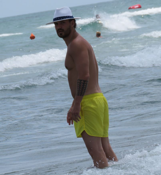 Bogdan Vlădău a cam dezamăgit pe plaja din Mamaia