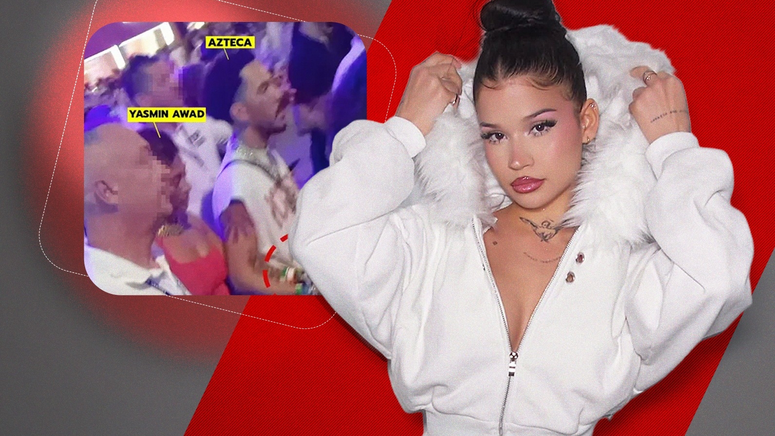 EX-iubita lui Azteca a reacționat după ce trapperul s-a afișat cu Yasmin. Dana nu s-a putut abține și i-a trimis săgeți pe Instagram