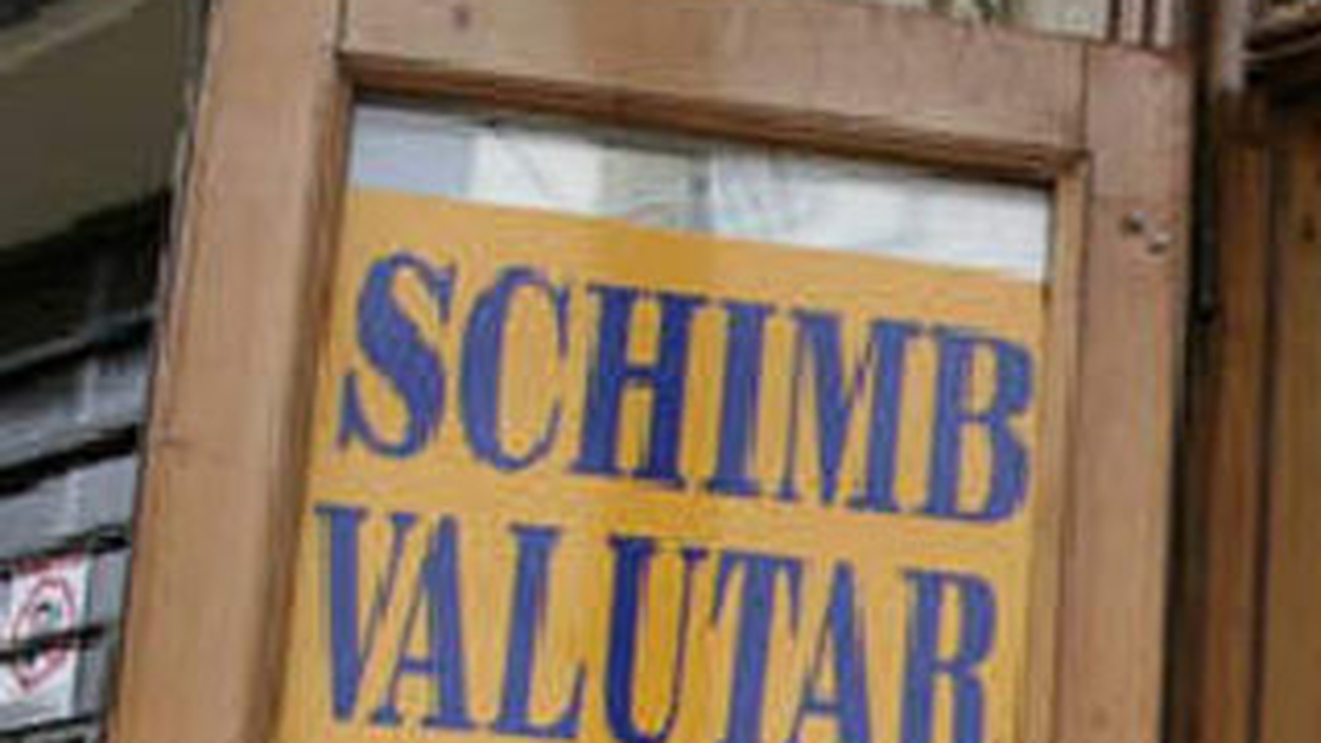 Jaf la o casa de schimb valutar din centrul Capitalei