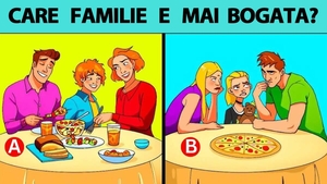Test IQ exclusiv pentru genii | Care dintre aceste două familii este mai bogată?