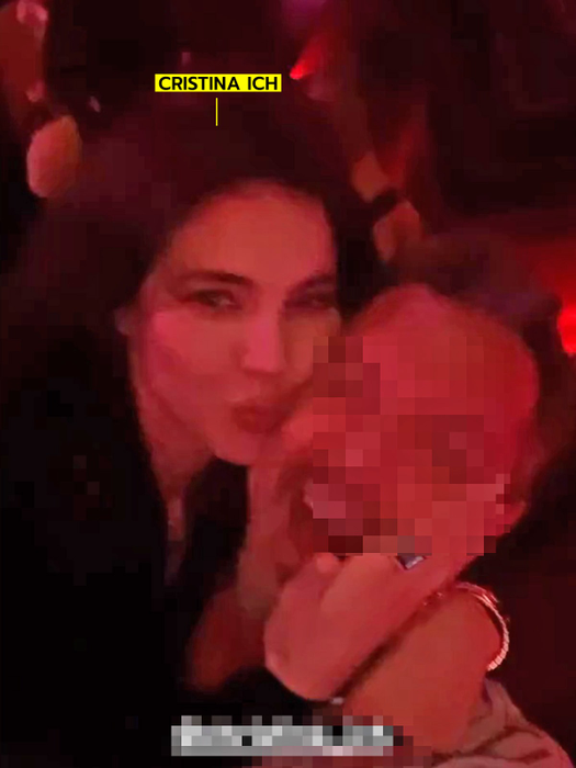 Cristina ICH a găsit umărul pe care să ”plângă” (Foto: CANCAN.RO)