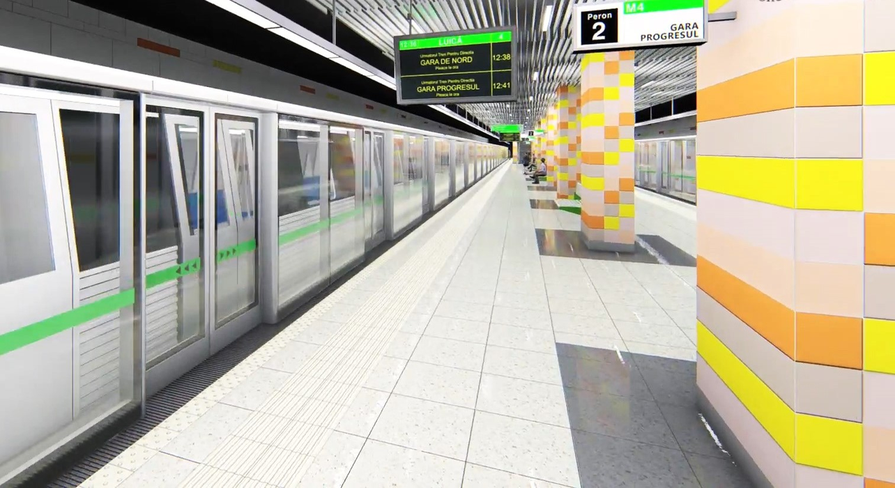 FOTO | Eroii Revoluției devine punct-cheie pe noua magistrală de metrou care urmează să lege Gara de Nord cu Piața Progresul. Cum vor arăta stațiile și care este traseul complet