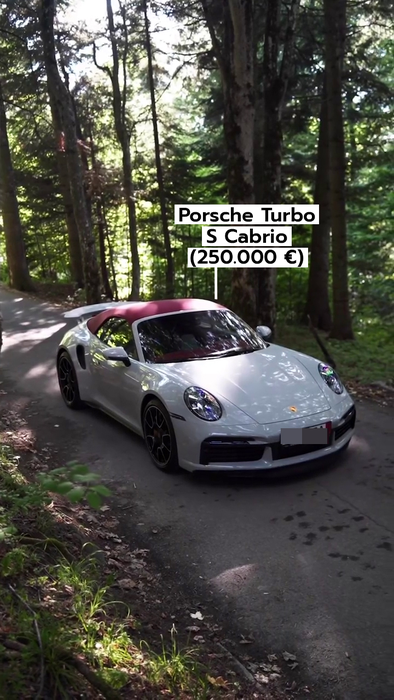 Garajul familiei “Sărsăilă” adăpostește și un Porsche Turbo S Cabrio (250.000 €) (Foto: Instagram)