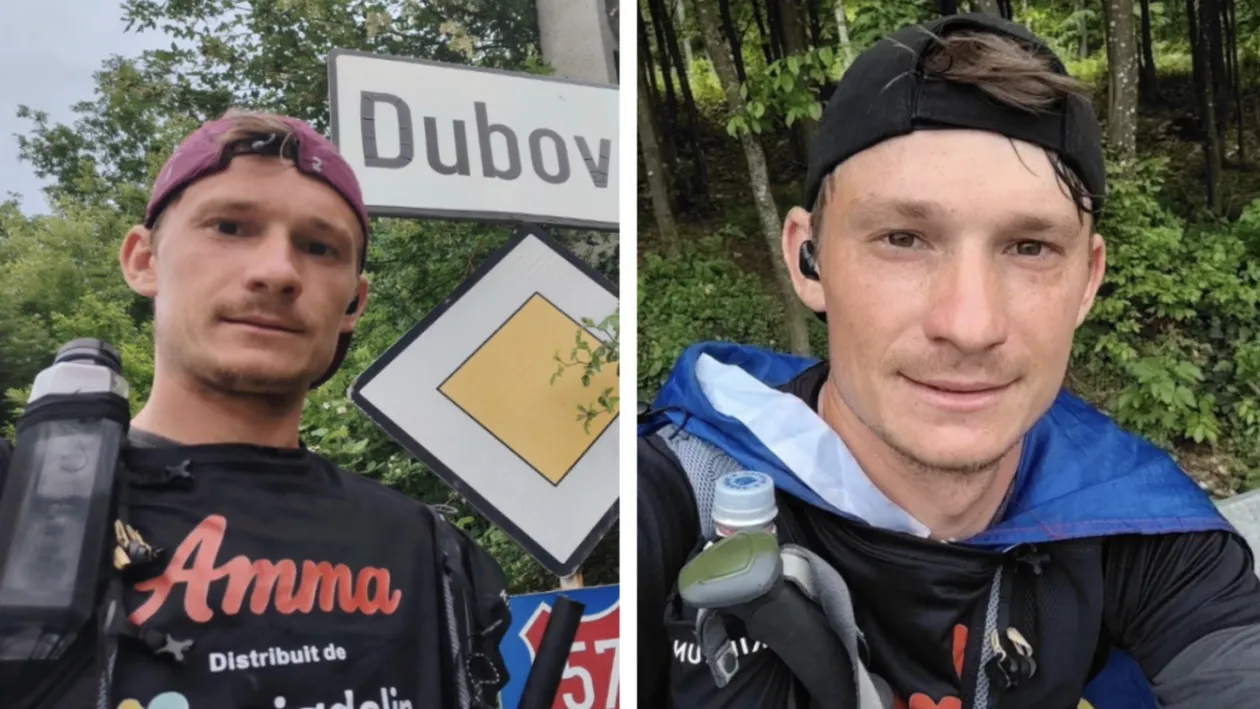 Ultramaratonist român, lovit de o mașină în timpul unei curse umanitare de 2.800 km! Adrian Șovea a fost transportat de urgență la spital