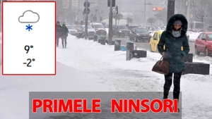 Meteorologii Accuweather anunță primele ninsori în România. Orașul în care va cădea prima zăpadă