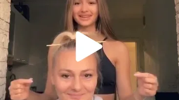 Iuliana Beregoi, idolul a sute de mii de copii, și-a făcut celebră mama pe TikTok! Cum se distrează cele două în izolare