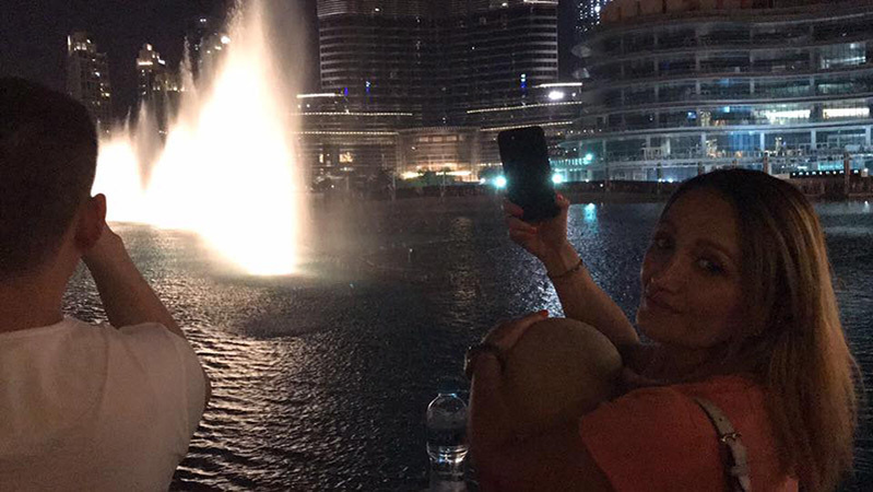 Nuţi a petrecut clipe minunate în Dubai