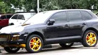 Oamenii îl arată cu degetul pe stradă! Ce are în spate acest Porsche Cayenne! Costă mii de euro, dar...