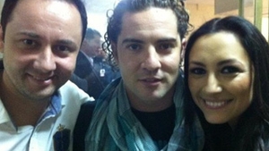 Andra, in al noualea cer: "Am reusit sa fac poze cu David Bisbal in culise"
