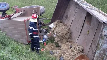 Bărbat, strivit sub cabina unui tractor! Tragedia a avut loc în Călărași