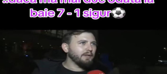 Interviul unui fan dezamăgit de rezultatul FCSB-RAPID, 4-1 s-a viralizat rapid: Dacă mă mai duc o dată până la baie sigur e 7-1