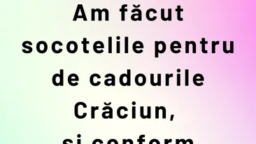 BANCUL ZILEI | Socoteli financiare pentru cadourile de Crăciun