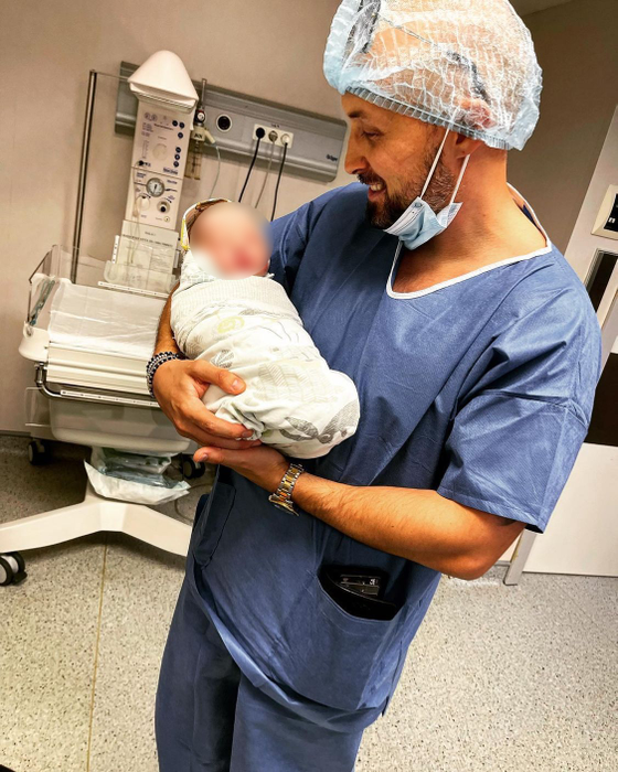 Andrei Ciomu, fiul cel mare al doctorului Ciomu, a devenit tătic. Sursă foto: Instagram