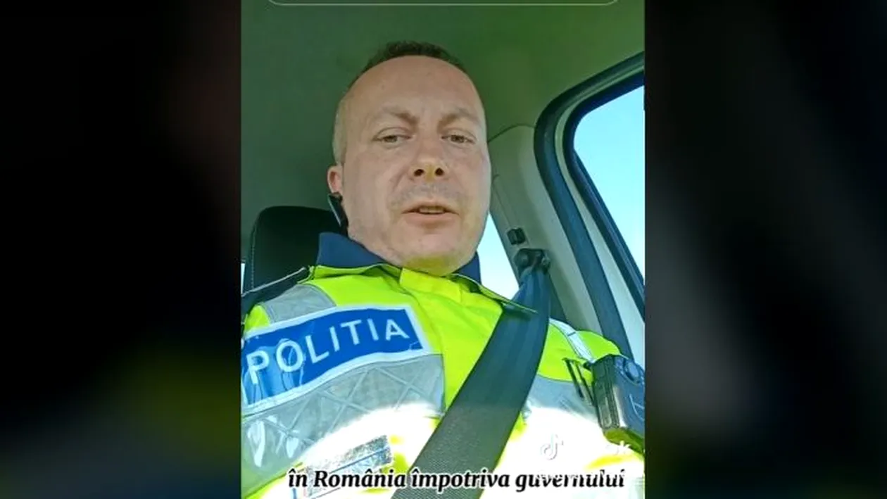 Polițistul care a uimit o țară întreagă! Valeriu Kovacs le propune colegilor lui să nu mai dea amenzi șoferilor: „Cea mai dură formă de protest”