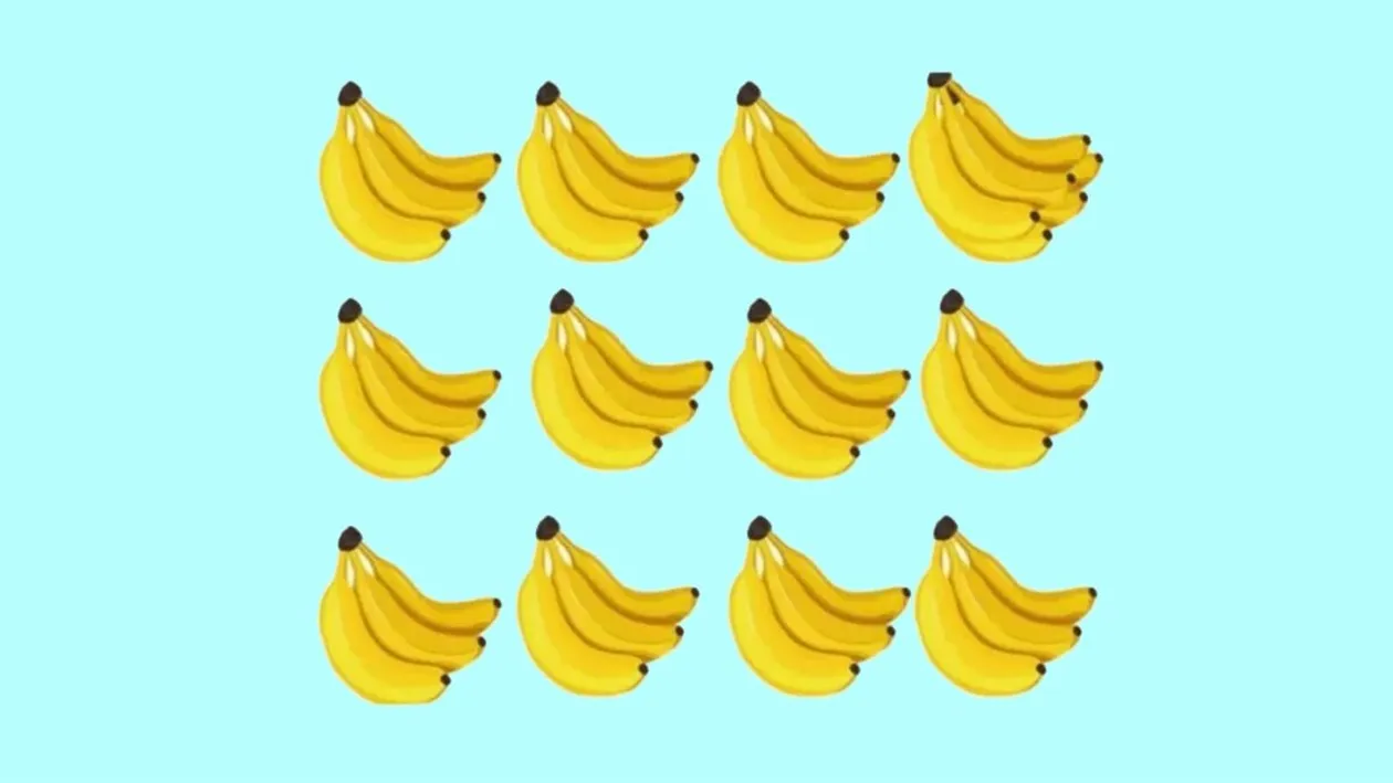 Test de perspicacitate | Câte banane sunt, de fapt, în această imagine?