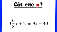 Test IQ de algebră | Cât este X în ecuația din imagine?! 999 din 1.000 de oameni dau răspunsul greșit