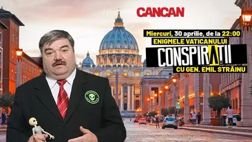 “Conspirații cu gen. Emil Străinu” începe miercuri, 30 aprilie, de la 22:00, LIVE pe YouTube Cancan 