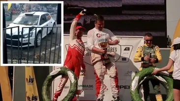 Costel Cășuneanu Jr. a făcut accident pe pistă, în cadrul Campionatului Național de Super Rally. El a obținut primul loc la general