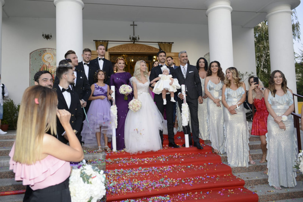 Imagini exclusive | Andreea Bălan și George Burcea s-au căsătorit! Invitați-surpriză la evenimentul toamnei în România!