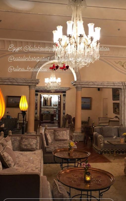 Designerul Cătălin Botezatu s-a cazat la hotelul La Maison Bleue El Gouna, situat în orașul Hurghada © Instagram Stories