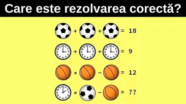 Test IQ | Numai geniile adevărate ale României rezolvă acest exercițiul în doar 9 secunde!