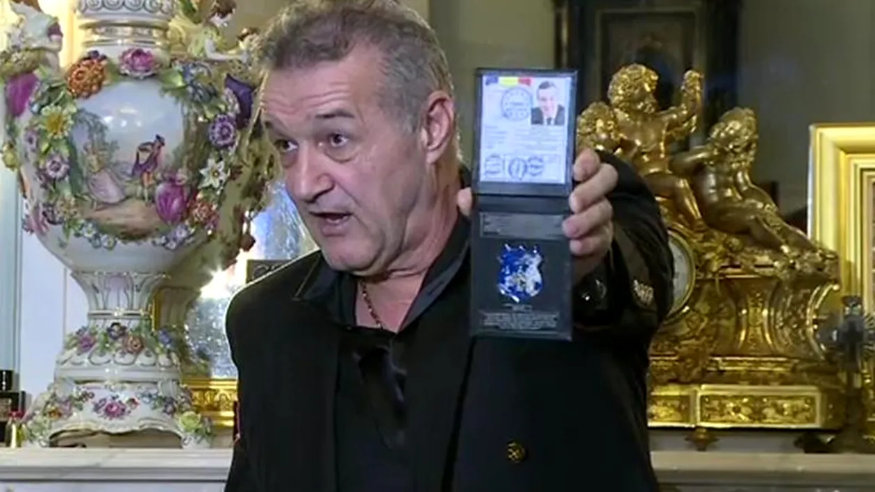 Gigi Becali are legitimaţie şi insignă! Este Înalt Comisar European pentru Drepturile Omului!