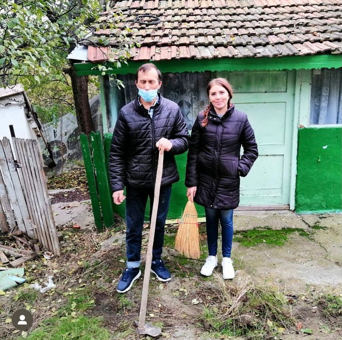 Viorel și Vulpița la Blăgești (Sursă foto: Instagram)