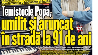 A aparut CANCAN de WEEKEND! Afla din noul numar cum la 91 de ani, compozitorul Temistocle Popa este la un pas sa fie aruncat in strada!
