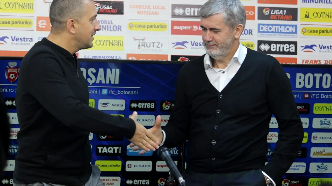 Costel Enache lasă FC Botoșani pe loc de baraj dar anunță: „Patru puncte în momentul acesta față de play-off nu e dezastros!”