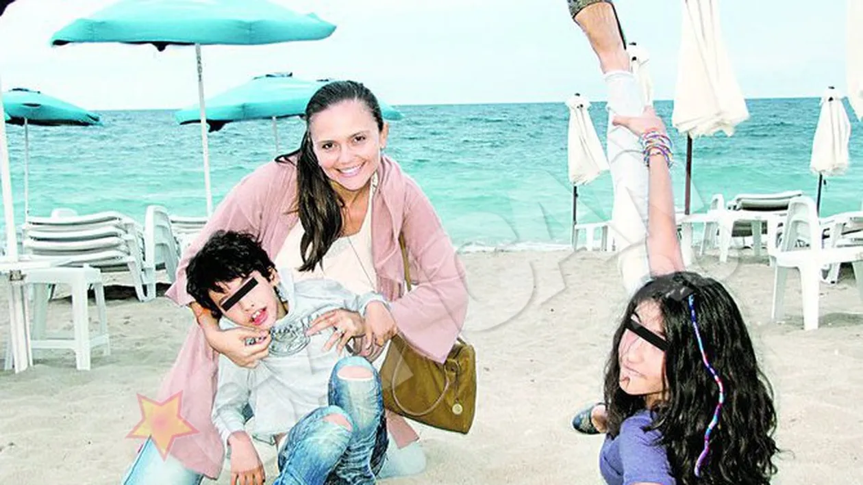 Siscanu si Madalin Ionescu s-au relaxat in Bulgaria, la all inclusive! Si-au luat copiii in luna de miere