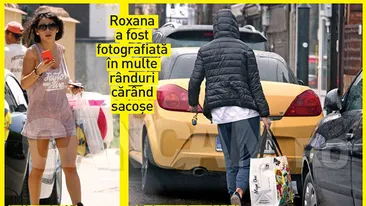De la ”meserie” i se trage! ROXANA VANCEA e campioană la proba de ”cărat-sacoşe”