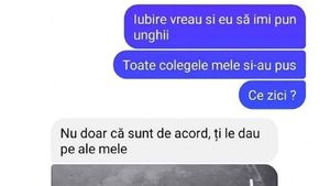 Bancul de weekend | "Iubire, vreau și eu să îmi pun unghii!"